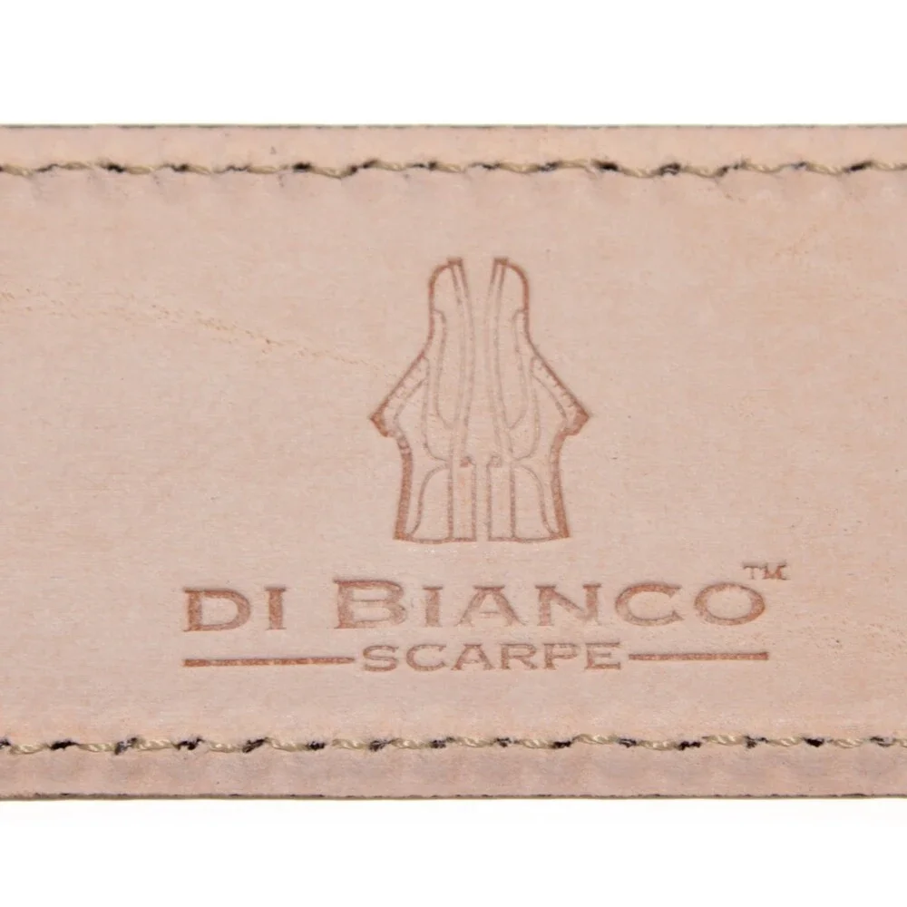 Di Bianco NWT Cut to Size Dress Belt In Solid Brown Leather One Size